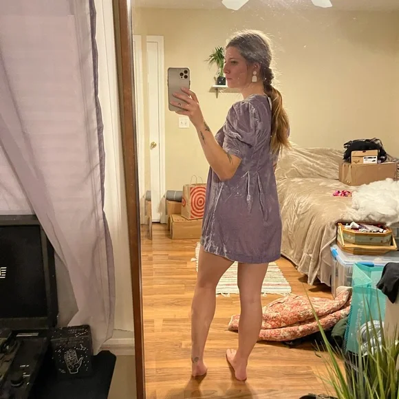 Free People velvet tunic mini dress - Picture 14 of 15